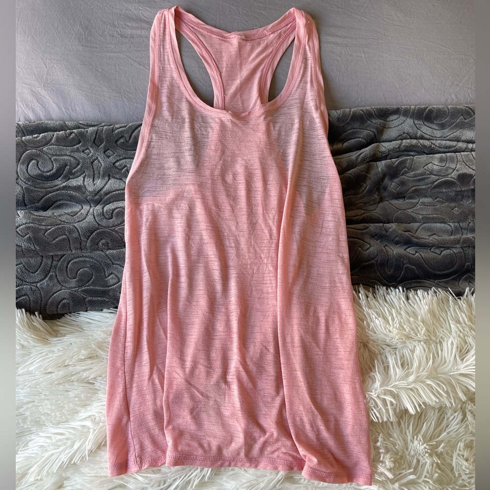 Pink Open Back Top